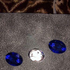 3‎ sapphire stone button covers
